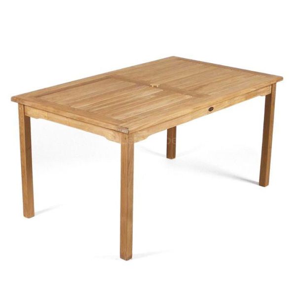 Warwick Great Wooden Rectangle Dining Table - 150 x 90cm - Grade A Teak