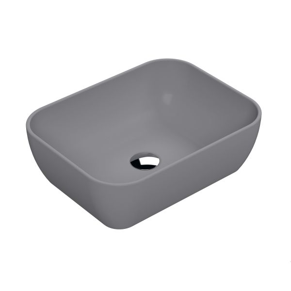 Square Vessel - Hudson Reed NBV358 Matt Grey, Grey colour ,image 1