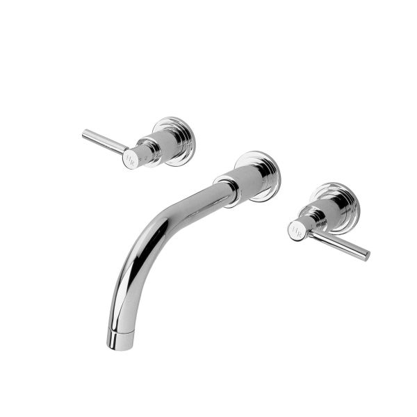 Wall Mounted Basin Mixer - Hudson Reed TEL317 Chrome, Chrome colour ,image 1