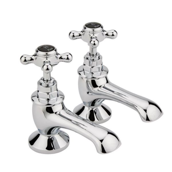 Bath Taps - Hudson Reed BC402HX Chrome, Black/Chrome colour ,image 1