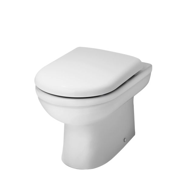 Back to Wall Pan - Nuie NCS286 White, White colour ,image 1