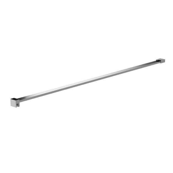 Flat support bar - Hudson Reed FIX030 Chrome, Chrome colour ,image 1