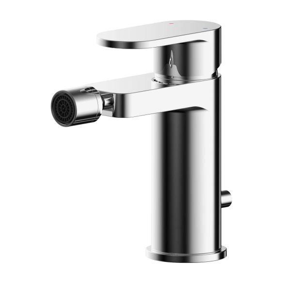 Mono Bidet Mixer With Pop-up Waste - Nuie BIN306 Chrome, Chrome colour ,image 1