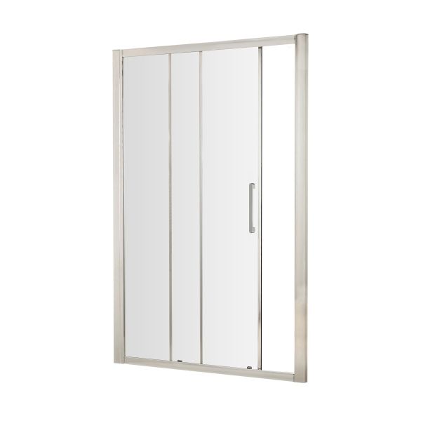 Apex 1400mm Sliding Door - Hudson Reed M1400SSH4 Chrome, Polished Chrome colour ,image 1
