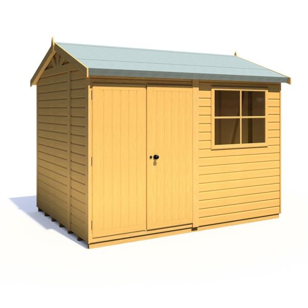 Mammoth 10 x 7 Single Door Loglap Shed