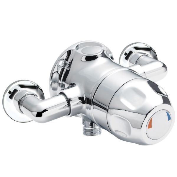 Exposed Sequential Shower Valve - Nuie VSQ1 Chrome, Chrome colour ,image 1