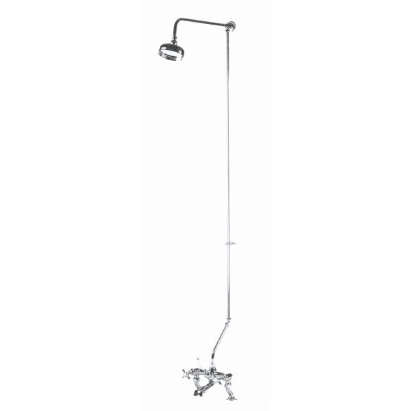 Rigid Riser Kit - Nuie AK305 Chrome, Chrome colour ,image 1