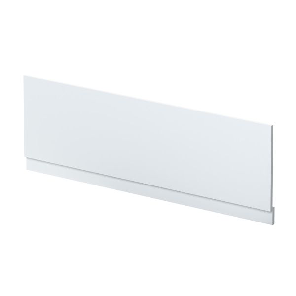 1800mm Bath Front Panel - Hudson Reed MOF178 Satin White, White colour ,image 1
