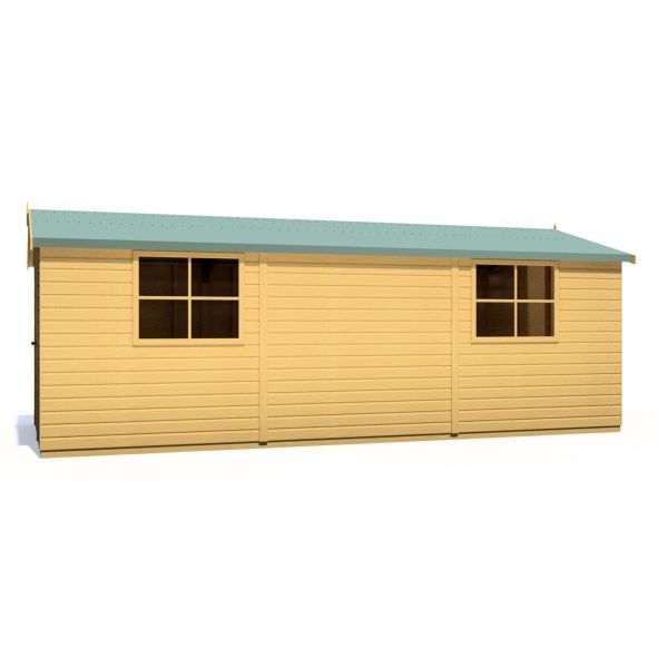 Bison 20 x 10 Double Door Shiplap Shed
