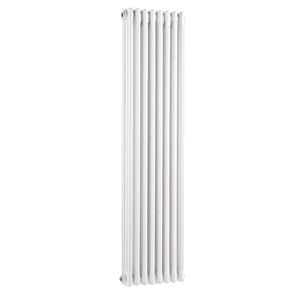 Triple Column Traditional Radiator - Hudson Reed HX309 White, White colour ,image 1