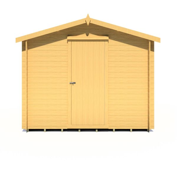 Camelot 9 x 9 Log Cabin, Brown colour ,image 1