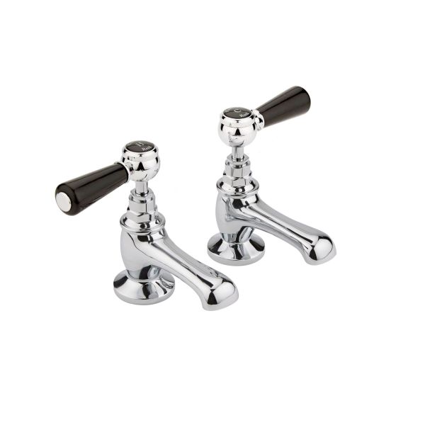 Basin Taps - Hudson Reed BC401HL Chrome, Black/Chrome colour ,image 1