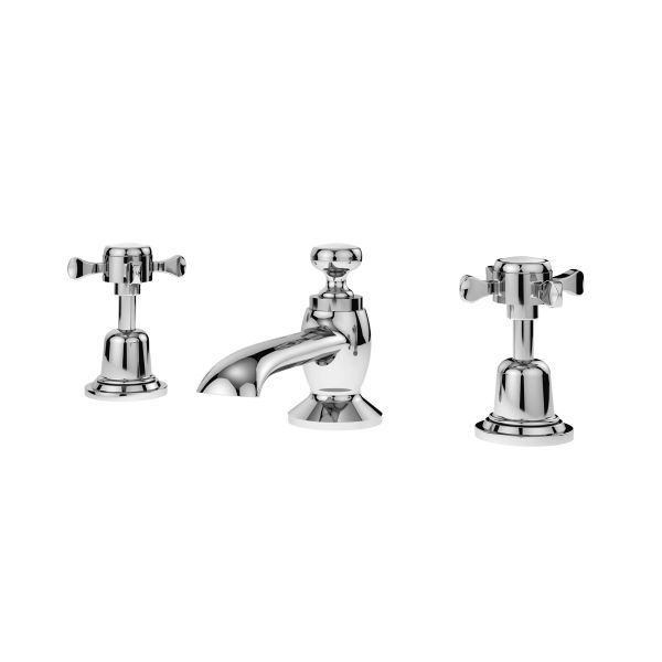 3th deck basin mixer - Nuie SEL307DX Chrome, Chrome colour ,image 1