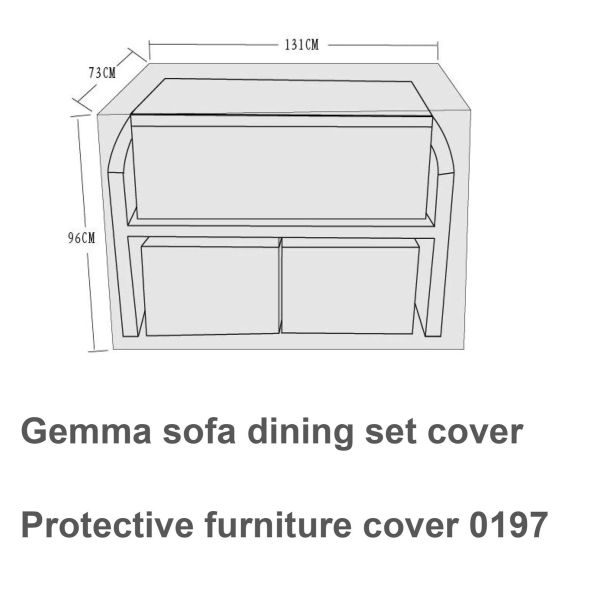 Furniture Cover - 73 X 131 X 96 ,image 1