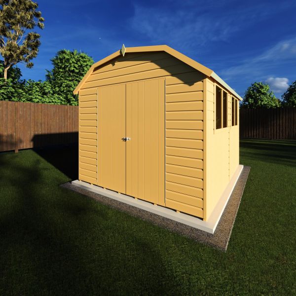 Barn 10 x 8 Double Door Loglap Shed