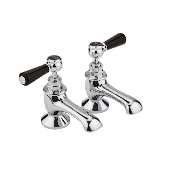 Bath Taps - Hudson Reed BC402HL Chrome, Black/Chrome colour ,image 1