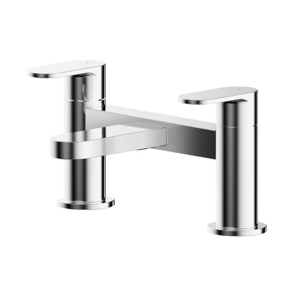 Deck Mounted Bath Filler - Nuie BIN303 Chrome, Chrome colour ,image 1