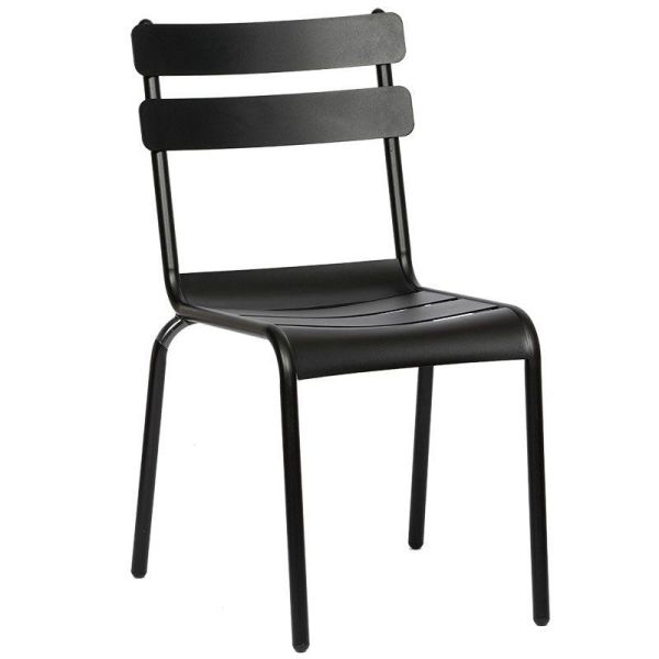 Anzio 855 x 590 Metal Side Chair - Black, Black colour ,image 1