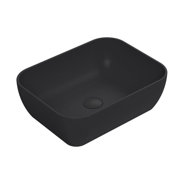 Square Vessel - Hudson Reed NBV458 Matt Black, Black colour ,image 1