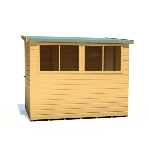 Norfolk 8 x 6 Single Door Shiplap Shed - Style A