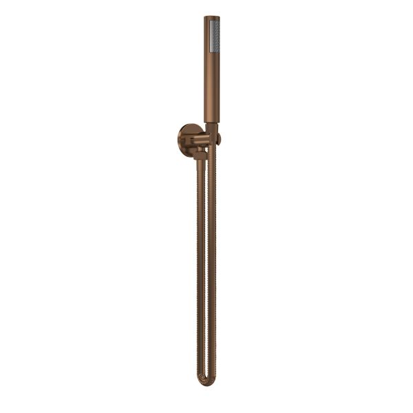 Round Outlet Elbow, Parking Bracket & Kit - Nuie A15263 Brass, Brass colour ,image 1