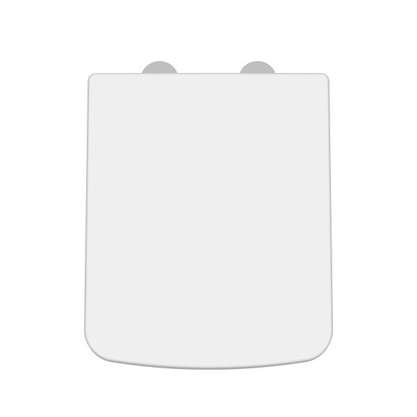 Soft Close Toilet Seat - Nuie NCH198 White, White colour ,image 1