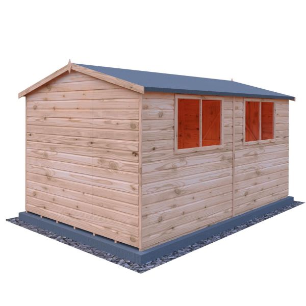 Lewis 12 x 8 Double Door Loglap Shed