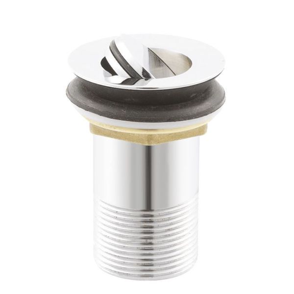 Flip Top Basin Waste - Hudson Reed ER02 Chrome, Chrome colour ,image 1