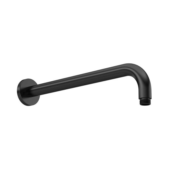 Wall-Mounted Arm - Hudson Reed ARM401 Matt Black, Black colour ,image 1