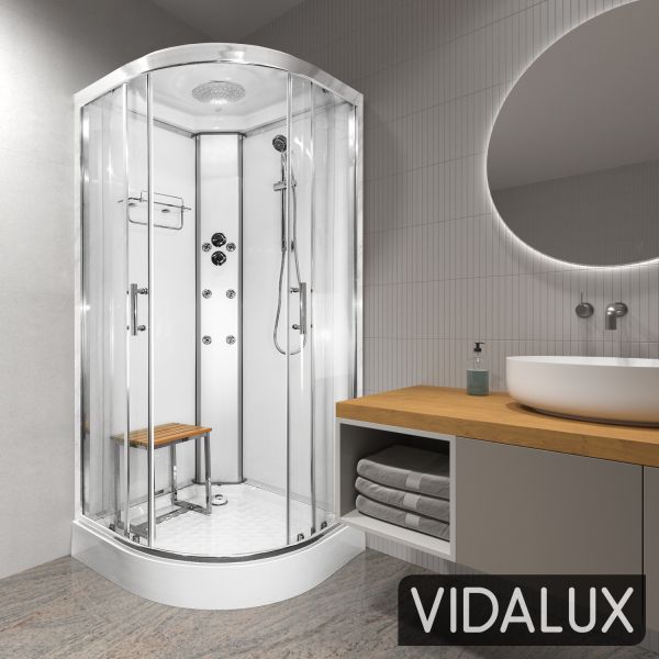 SS80 No Electrics Shower Cabin Enclosure 800 x 800 ,image 5