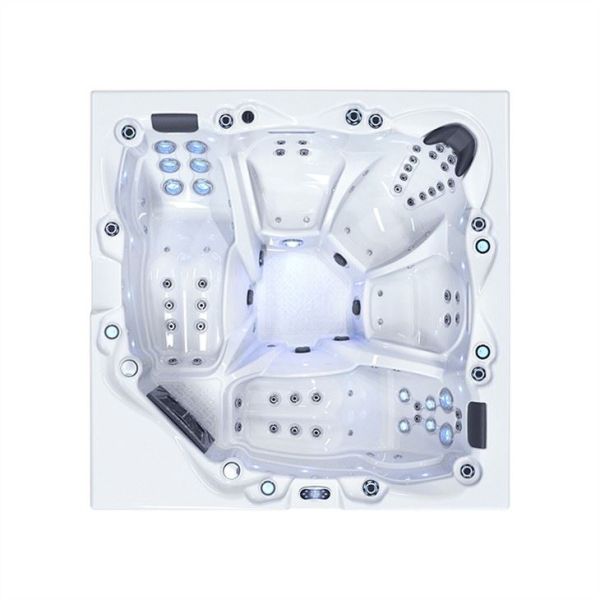 Platinum Spas Columba ZR6001 32 Amp 5 Person Hot Tub, White colour ,image 1