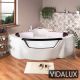 Vidalux WB15 1500 x 1500 Corner Whirlpool & Airspa Bath, White colour ,image 1