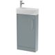 440mm Floor Standing 1 Door Unit & 1TH Basin RH - Hudson Reed JNU2321R Grey, Grey colour 0
