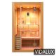 Vidalux 2 Person Elegant Traditional Sauna With Bluetooth, Hemlock colour ,image 19