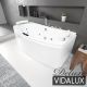Vidalux WB51 Deluxe 1700 x 900 Whirlpool & Airspa Bath, White colour ,image 2