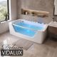 Vidalux WB44 Deluxe Waterfall 1700 x 850 Whirlpool & Airspa Bath