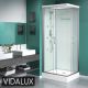 Vidalux RT79 Rectangle 900 x 700 Universal Fitting Shower Cabin, White colour ,image 1