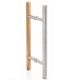 Vidalux Sauna Door Handles Wood / Steel