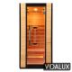 Vidalux S-01 Series 1 Person Full Spectrum Infrared Sauna With Complete Heat, Hemlock colour ,image 19