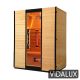 Vidalux S-01 Series 3 Person Full Spectrum Infrared Sauna With Complete Heat, Hemlock colour ,image 23