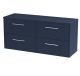 1200mm Wall Hung 4-Drawer Vanity & Worktop - Hudson Reed JNU2924W2 Blue, Blue colour ,image 1
