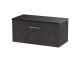 800mm Wall Hung 1 Drawer Vanity & Worktop - Hudson Reed JNU2625LSB Brown, Brown colour ,image 1