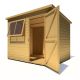 Caldey 8 x 6 Single Door Loglap Shed - Style C