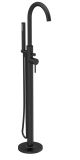 Tec Floor Standing Bath Shower Mixer - Hudson Reed PN421 Matt Black