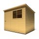 Caldey 8 x 6 Single Door Loglap Shed - Style D