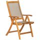 Henley Grey Textylene Reclining Folding High Back Armchair ,image 1
