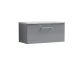 800mm Wall Hung Single Drawer Vanity & Laminate Top - Nuie ARN2225LBG Grey, Grey colour ,image 1