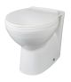Back To Wall Pan - Nuie BTW002 White, White colour ,image 1
