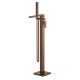 Freestanding Bath Shower Mixer with Kit - Nuie WIN1521 Brushed Bronze