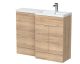 1100mm Right Hand Combination - Hudson Reed CBI3003 Oak